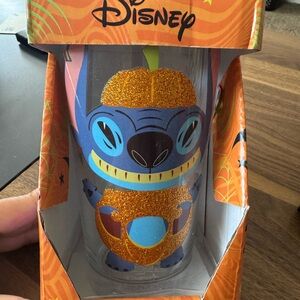 Disney Halloween Stitch Glitter Tumbler